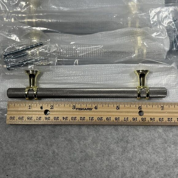 Rergy‎ 8 Pack Brushed Nickel Cabinet Pulls Kitchen Cabinet Handles 6.25” Center - Picture 8 of 10